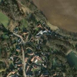 Satellite imagery of [Sluštice] church t., CZ