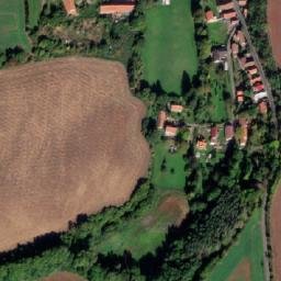 Satellite imagery of [Kšely] church t., CZ