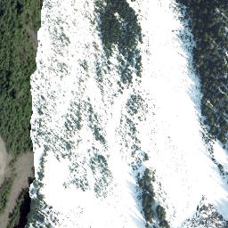 Satellite imagery of Toms Thumb, CA