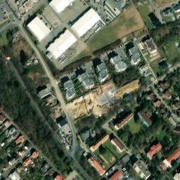 Satellite imagery of [Praha-Uhříněves] evangelical church t., CZ