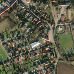 Satellite imagery of [Sluštice] church t., CZ