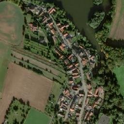 Satellite imagery of [Žabonosy] church t., CZ