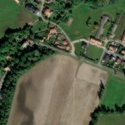 Satellite imagery of [Rybitví] incinerator chimney, CZ