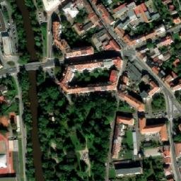 Satellite imagery of [Pardubice] power plant chimney, CZ