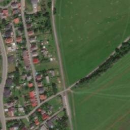 Satellite imagery of [Červená Voda] church t., CZ