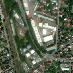 Satellite imagery of Dalkia [Kolín] former power station chimney, CZ