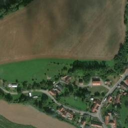 Satellite imagery of [Skořenice] church t., CZ