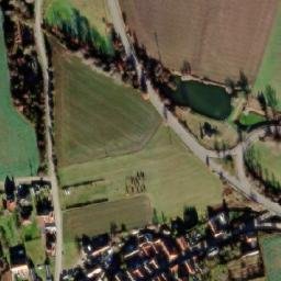 Satellite imagery of [Chyňava] church t., CZ