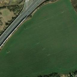 Satellite imagery of [Rudná-Hořelice] church t., CZ