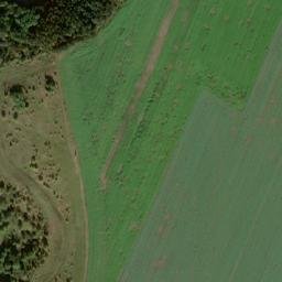 Satellite imagery of [Žabonosy] church t., CZ