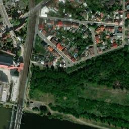Satellite imagery of Dalkia [Kolín] former power station chimney, CZ