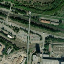 Satellite imagery of [Chvaletice nad Labem] power plant chimney, CZ