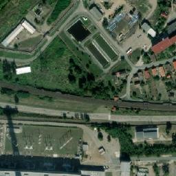 Satellite imagery of [Chvaletice nad Labem] power plant chimney, CZ