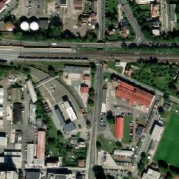 Satellite imagery of [Pardubice] power plant chimney, CZ