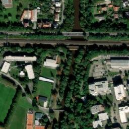 Satellite imagery of [Pardubice] power plant chimney, CZ