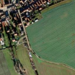 Satellite imagery of [Chyňava] church t., CZ