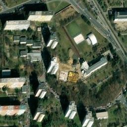 Satellite imagery of [Praha-Krč] heat plant chimney, CZ