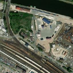 Satellite imagery of Dalkia [Kolín] former power station chimney, CZ