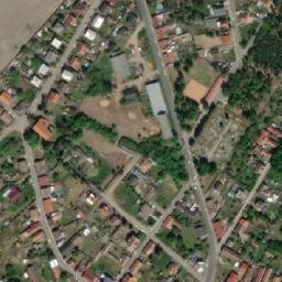Satellite imagery of sv. Prokop [Záboří nad Labem] church t., CZ