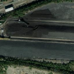Satellite imagery of [Chvaletice nad Labem] power plant chimney, CZ