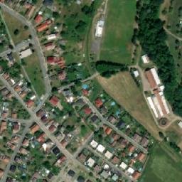 Satellite imagery of Lepějovice [Valy nad Labem] cemetery church sanctus t., CZ