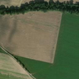 Satellite imagery of [Skořenice] church t., CZ