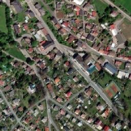 Satellite imagery of [Jablonné nad Orlicí] church t., CZ