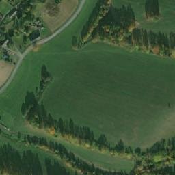 Satellite imagery of [Vernířovice u Sobotína] church t., CZ