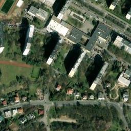 Satellite imagery of [Praha-Lhotka] church t., CZ