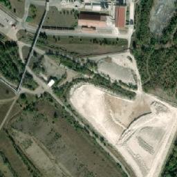 Satellite imagery of [Chvaletice nad Labem] power plant chimney, CZ