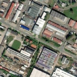 Satellite imagery of Pavex [Pardubice-Pardubičky] factory chimney, CZ