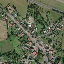 Satellite imagery of [Dolní Žandov] church t., CZ