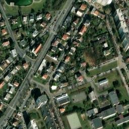 Satellite imagery of [Praha-Lhotka] church t., CZ