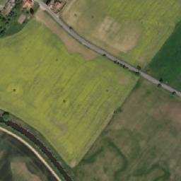 Satellite imagery of sv. Prokop [Záboří nad Labem] church t., CZ