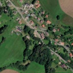 Satellite imagery of [Hnátnice] church t., CZ