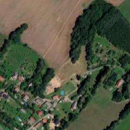 Satellite imagery of [Hnátnice] church t., CZ