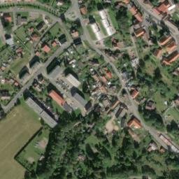 Satellite imagery of [Dolní Žandov] church t., CZ