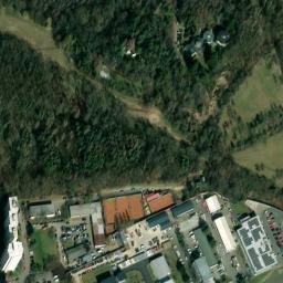 Satellite imagery of [Praha-Kamýk] police academy chimney, CZ
