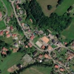 Satellite imagery of [Hnátnice] church t., CZ