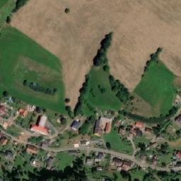 Satellite imagery of [Hnátnice] church t., CZ
