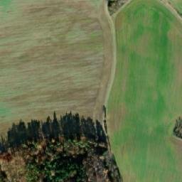 Satellite imagery of [Železná] church t., CZ