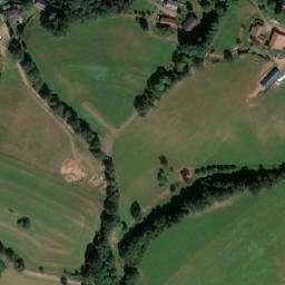 Satellite imagery of [Hnátnice] church t., CZ