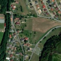 Satellite imagery of [Verměřovice] church t., CZ