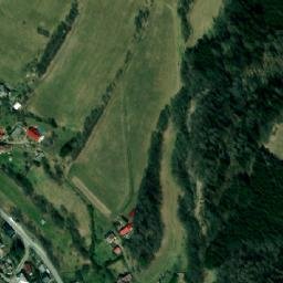 Satellite imagery of [Písařov] church t., CZ