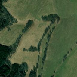 Satellite imagery of [Písařov] church t., CZ