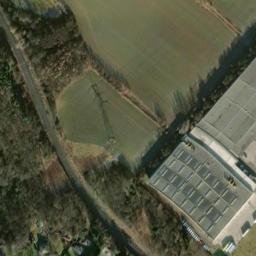 Satellite imagery of Interier [Říčany u Prahy] factory chimney, CZ