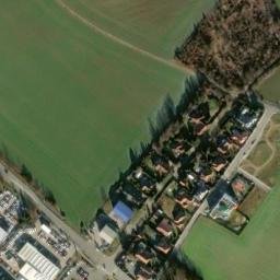 Satellite imagery of Interier [Říčany u Prahy] factory chimney, CZ
