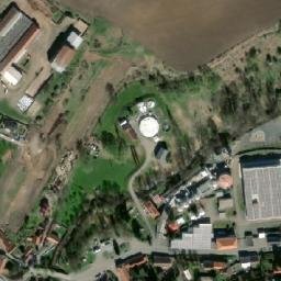 Satellite imagery of [Kouřim] belfry, CZ