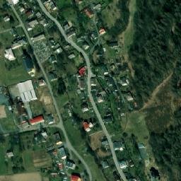Satellite imagery of [Písařov] church t., CZ