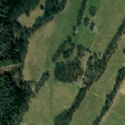 Satellite imagery of [Písařov] church t., CZ